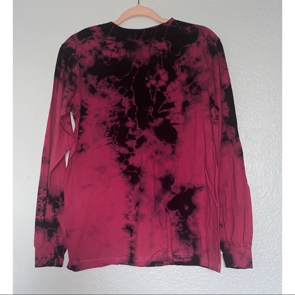 Polaroid Crew neck Long Sleeve Tie dye T shirt - Picture 3 of 6